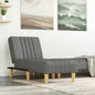 Chaise longue  foncé tissu - Imagem 1