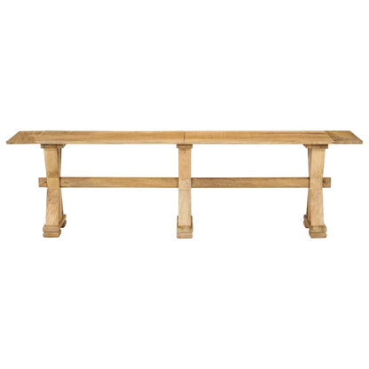 Banc 160x35x45 cm bois massif de manguier - Imagem 2