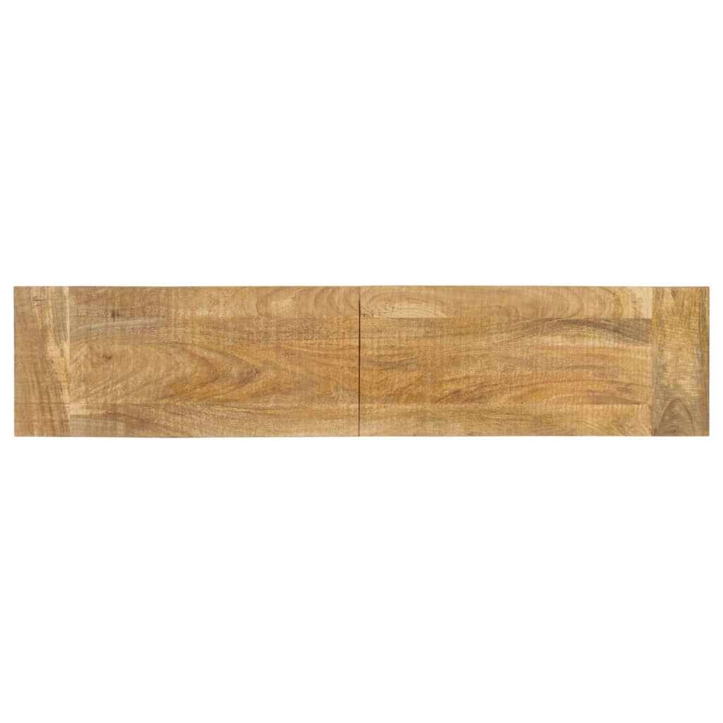 Banc 160x35x45 cm bois massif de manguier - Imagem 4