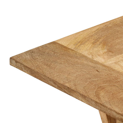 Banc 160x35x45 cm bois massif de manguier - Imagem 6