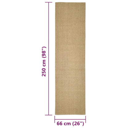 Tapis en sisal pour griffoir - 100x300 cm - Sensuri Maison