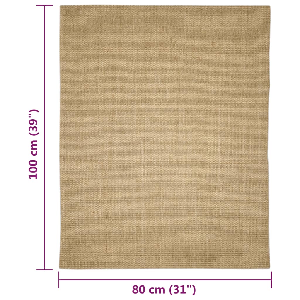 Tapis en sisal pour griffoir - 100x300 cm - Sensuri Maison