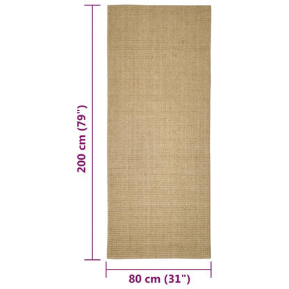 Tapis en sisal pour griffoir - 100x300 cm - Sensuri Maison