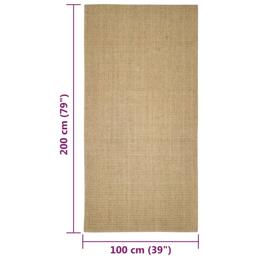 Tapis en sisal pour griffoir - 100x300 cm - Sensuri Maison