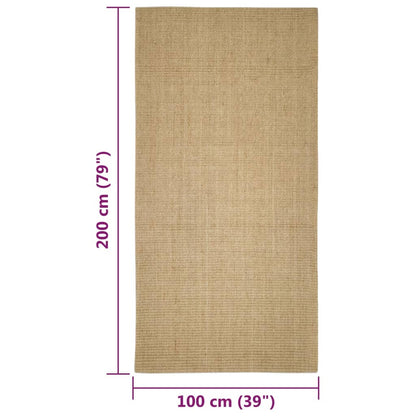 Tapis en sisal pour griffoir - 100x300 cm - Sensuri Maison