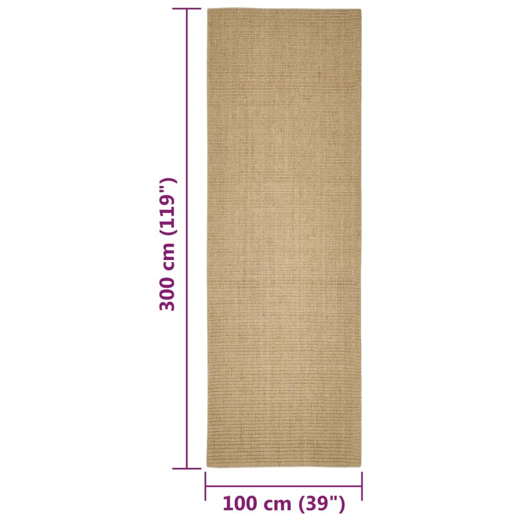 Tapis en sisal pour griffoir 100x300 cm - Imagem 6