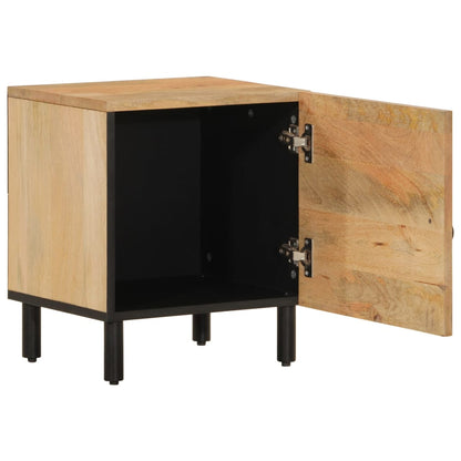 Tables de chevet 2 pcs 40x33x46 cm Bois de manguier solide - Imagem 4