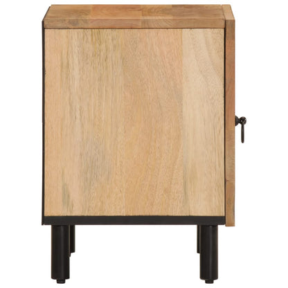 Tables de chevet 2 pcs 40x33x46 cm Bois de manguier solide - Imagem 7