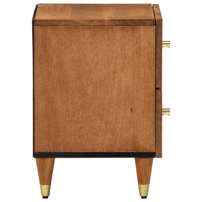 Tables de chevet 2 pcs 40x33x46 cm Bois de manguier solide - Imagem 17