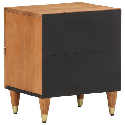 Tables de chevet 2 pcs 40x33x46 cm Bois de manguier solide - Imagem 18