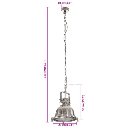 Lampe suspendue -35x35x153 cm- Style industriel - Sensuri Maison