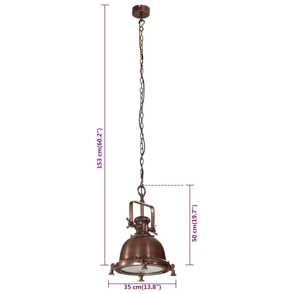 Lampe suspendue 35x35x153 cm aluminium - Imagem 9
