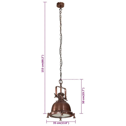 Lampe suspendue 35x35x153 cm aluminium - Imagem 9