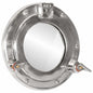 Miroir en forme de hublot mural Ø23 cm aluminium et verre - Imagem 1