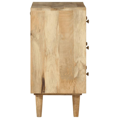 Armoire à tiroirs 70x35x70 cm bois massif de manguier - Imagem 4