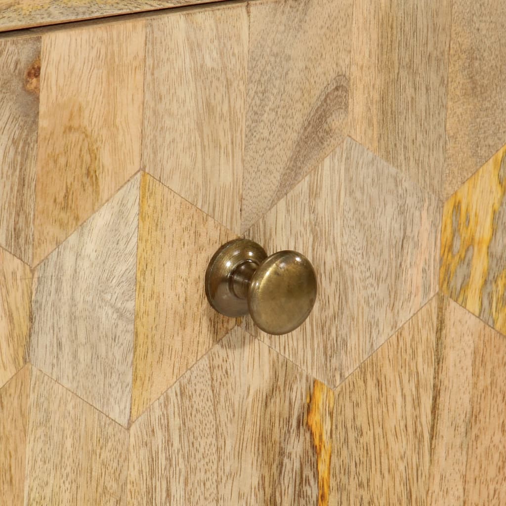 Armoire à tiroirs 70x35x70 cm bois massif de manguier - Imagem 8