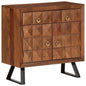 Armoire à tiroirs marron miel 70x35x70 cm bois massif d'acacia - Imagem 1