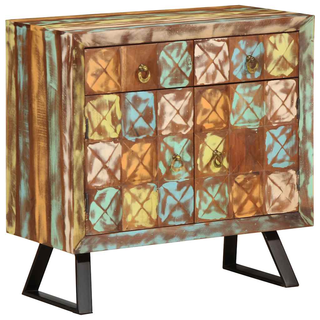 Armoire à tiroir  70x35x70 cm bois de récupération - Imagem 12