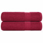 Essuie-mains FROGN 2 pcs bordeaux 50x100 cm 360 g/m² - Imagem 1