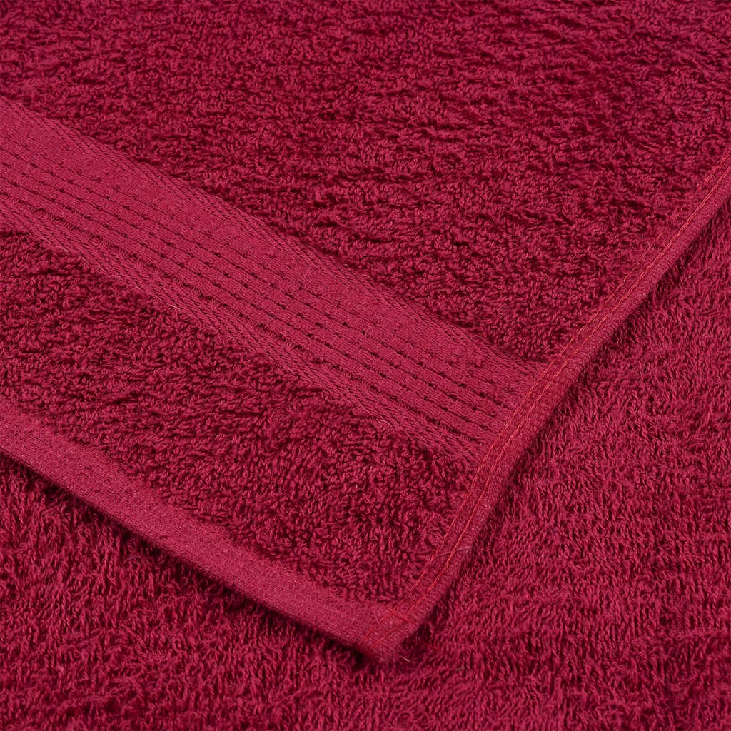 Essuie-mains FROGN 2 pcs bordeaux 50x100 cm 360 g/m² - Imagem 6
