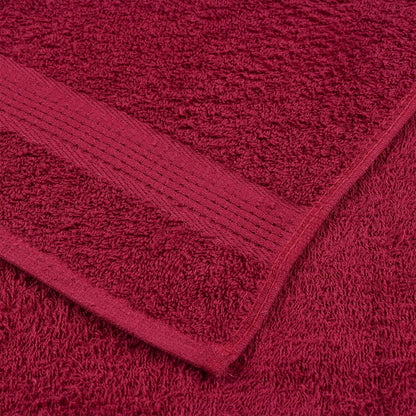 Essuie-mains FROGN 2 pcs bordeaux 50x100 cm 360 g/m² - Imagem 6