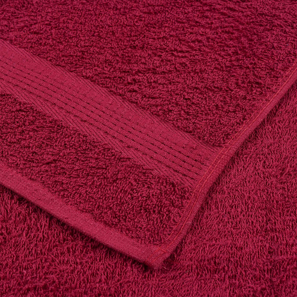 Serviettes de douche FROGN 2 pcs bordeaux 70x140cm 360 g/m² - Imagem 6