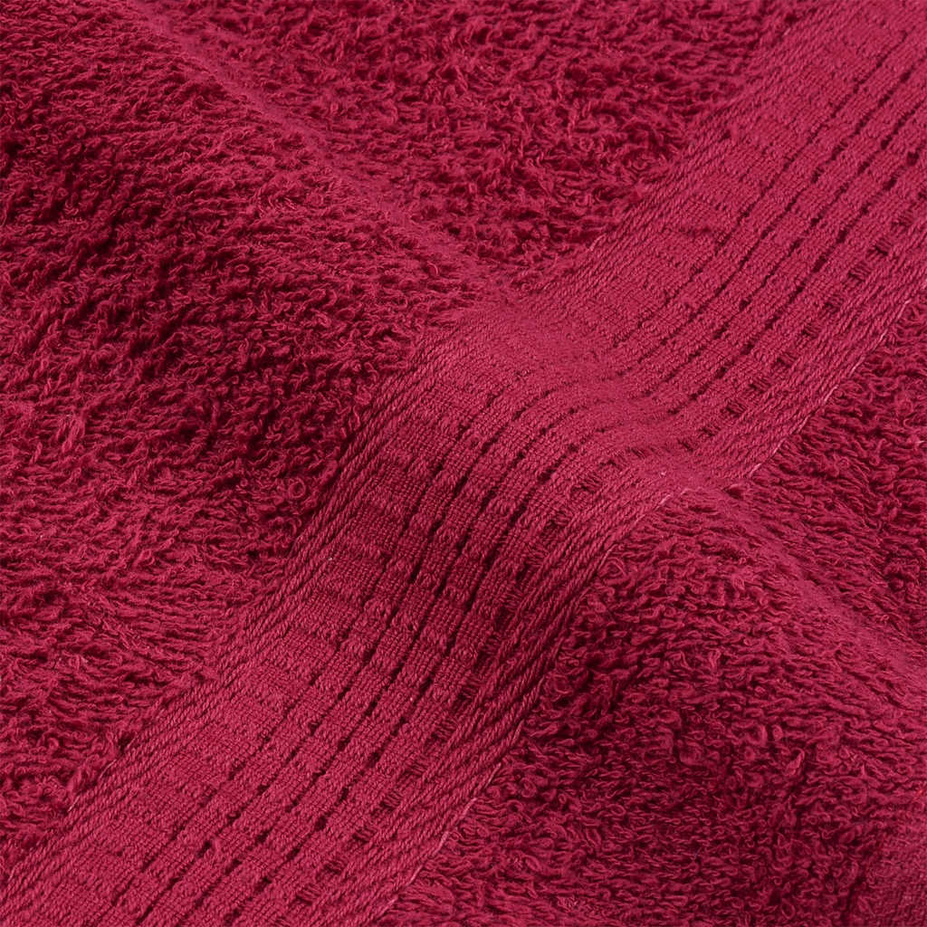 Serviettes de douche FROGN 2 pcs bordeaux 70x140cm 360 g/m² - Imagem 7