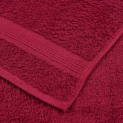 Ensemble de serviettes FROGN 8 pcs bordeaux 360 g/m² - Imagem 6