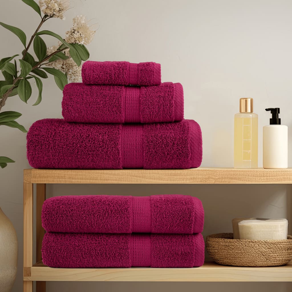 Ensemble de serviettes de qualité supérieure - 6 pcs - Sensuri Maison