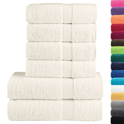 Ensemble de serviettes de qualité supérieure - 6 pcs - Sensuri Maison