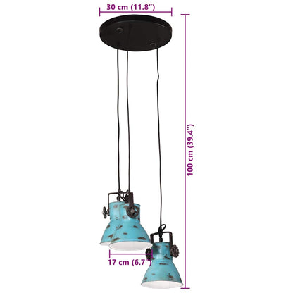 Lampe suspendue 25 W  délavé 30x30x100 cm E27 - Imagem 9