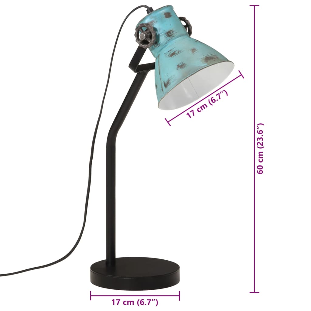 Lampe de bureau 25 W  délavé 17x17x60 cm E27 - Imagem 11
