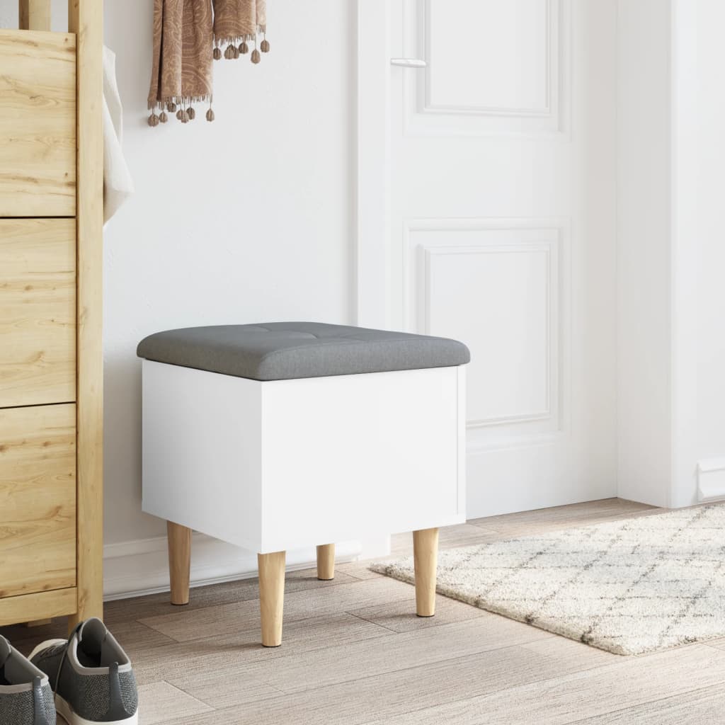 Banc de rangement  42x42x46 cm bois d'ingénierie - Imagem 3