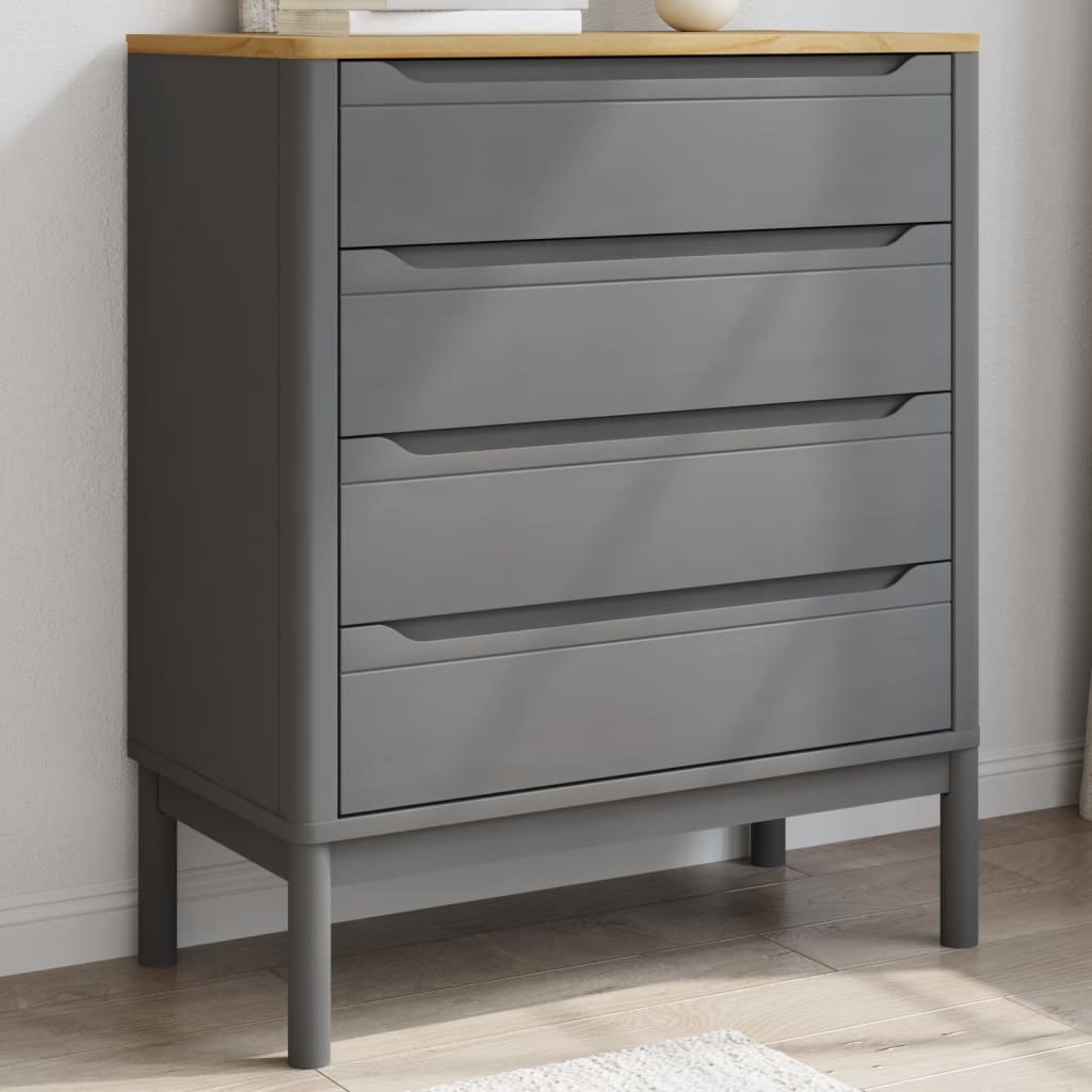 Commode FLORO  bois de pin massif - Imagem 3