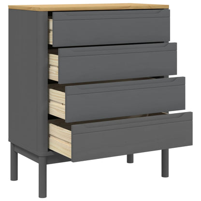 Commode FLORO  bois de pin massif - Imagem 8