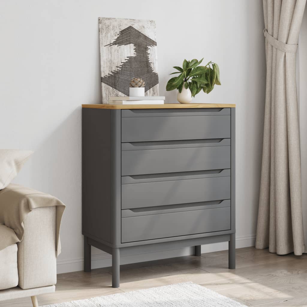 Commode FLORO  bois de pin massif - Imagem 1