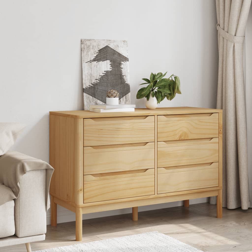 Commode FLORO  bois de pin massif - Imagem 14