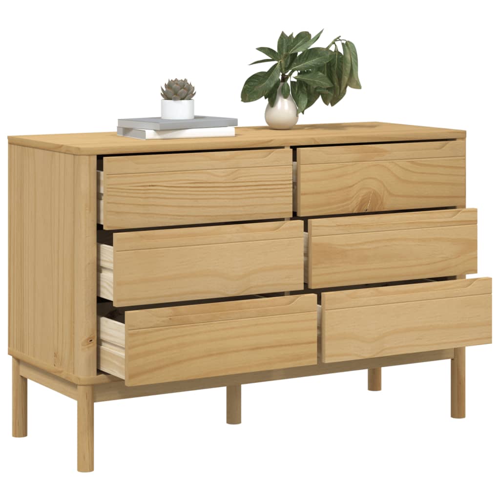 Commode FLORO  bois de pin massif - Imagem 15