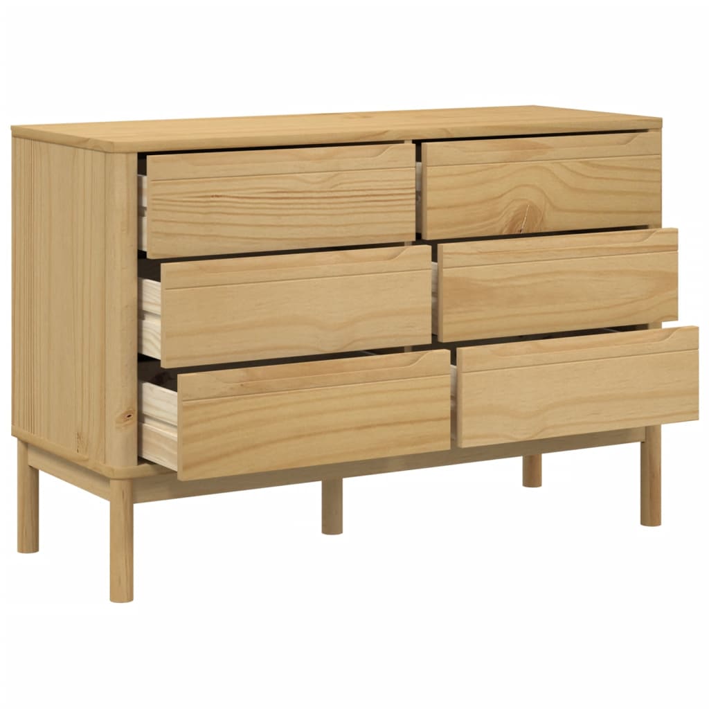 Commode FLORO  bois de pin massif - Imagem 19
