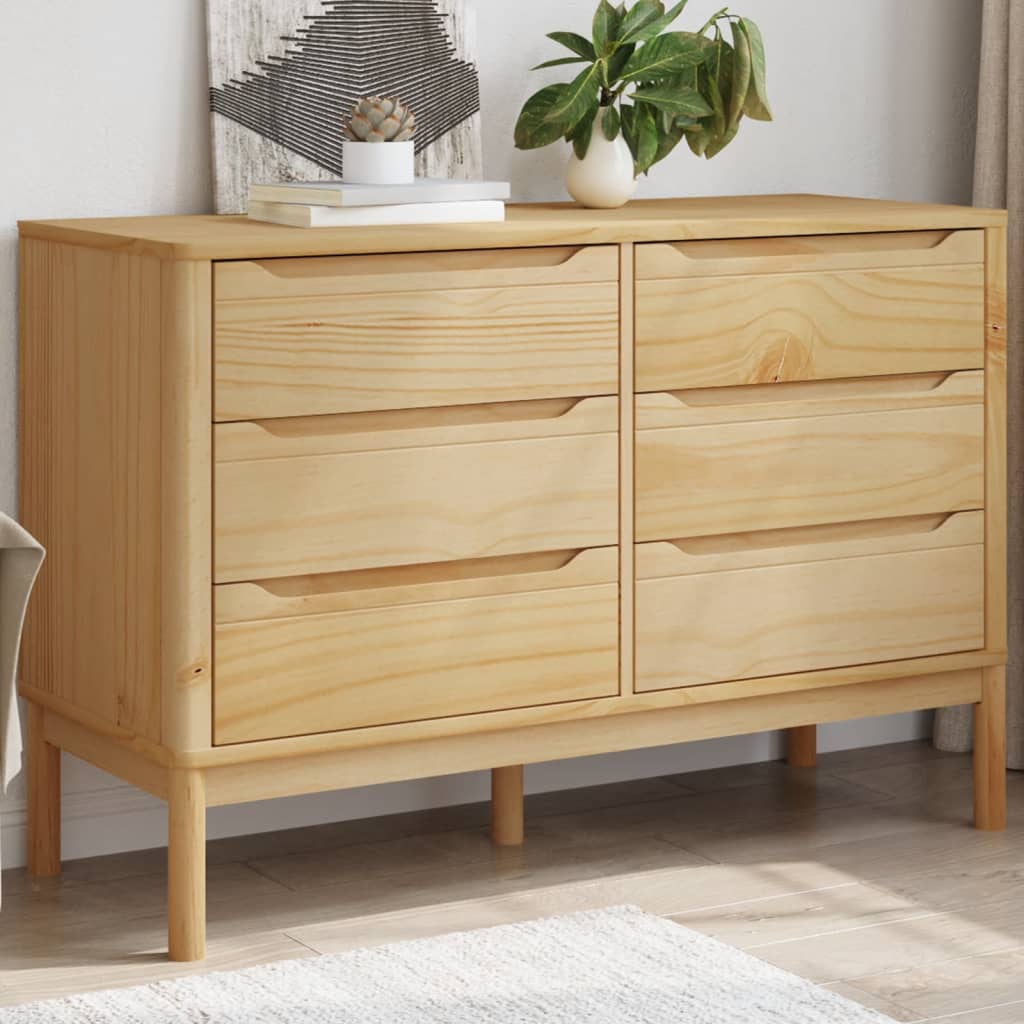Commode FLORO  bois de pin massif - Imagem 12