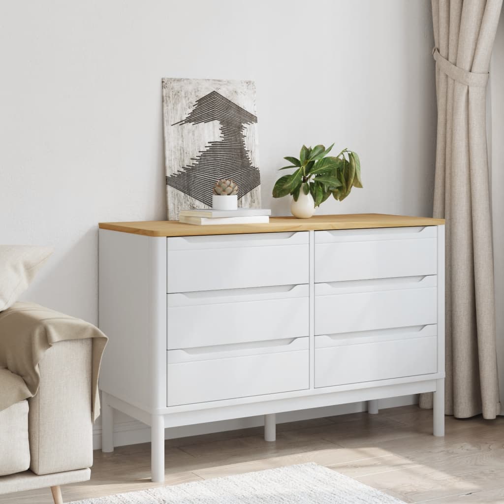 Commode FLORO  bois de pin massif - Imagem 3