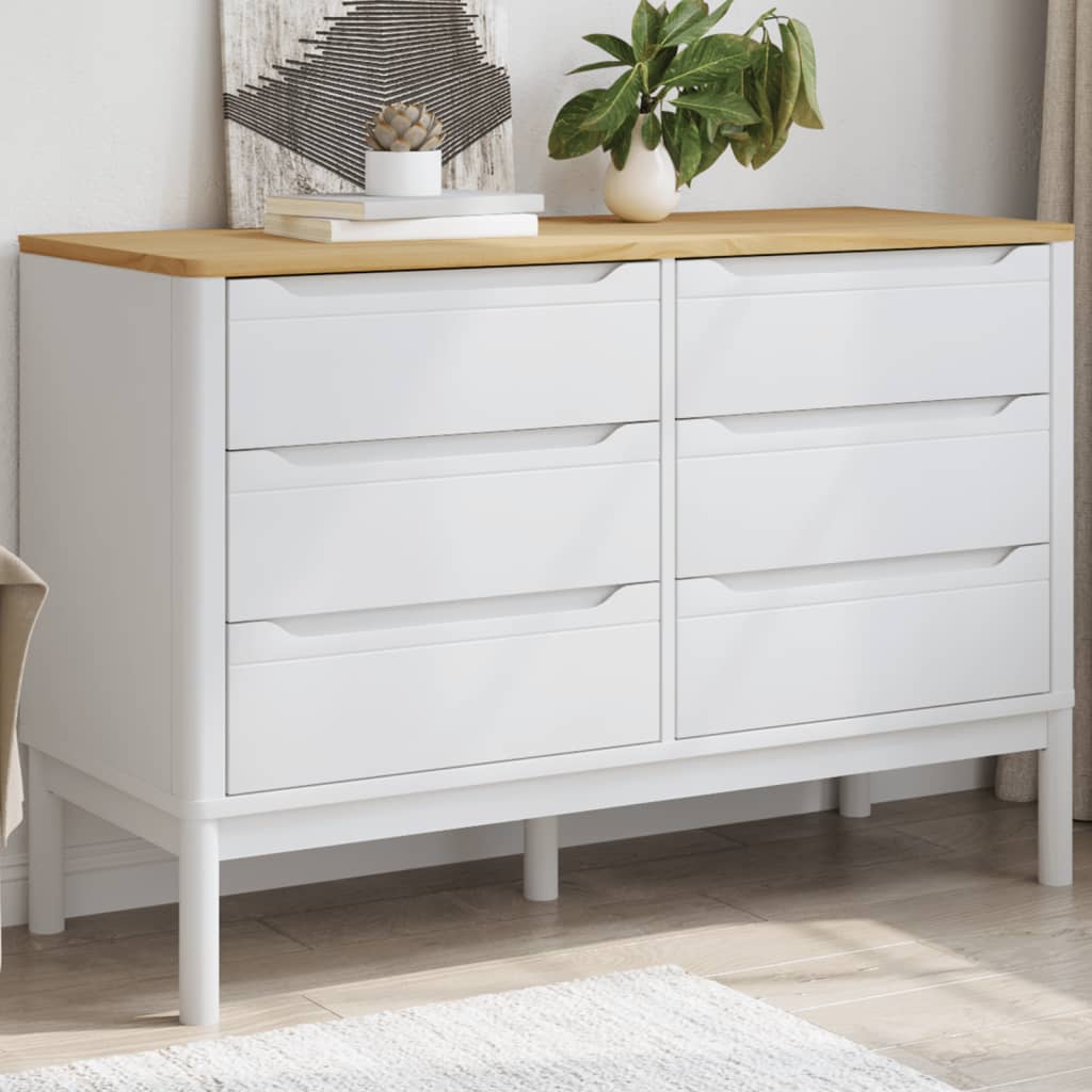 Commode FLORO  bois de pin massif - Imagem 1
