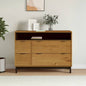 Commode FLAM 110x40x80 cm bois de pin massif - Imagem 1