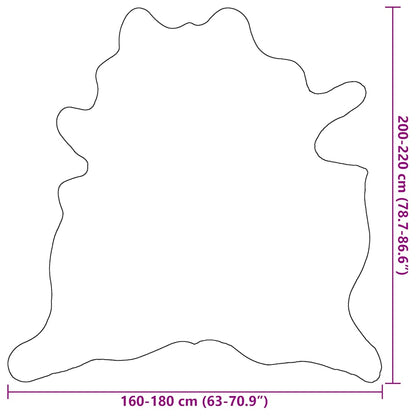 Tapis en peau de vache véritable - 180x220 cm - Sensuri Maison
