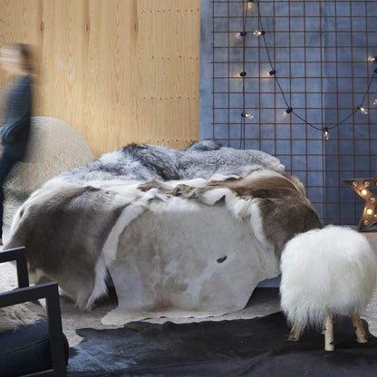 Tapis en peau de vache véritable  180x220 cm - Imagem 10
