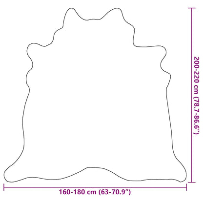 Tapis en peau de vache véritable  180x220 cm - Imagem 9