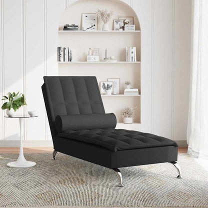 Chaise longue de massage avec traversin  tissu - Imagem 3