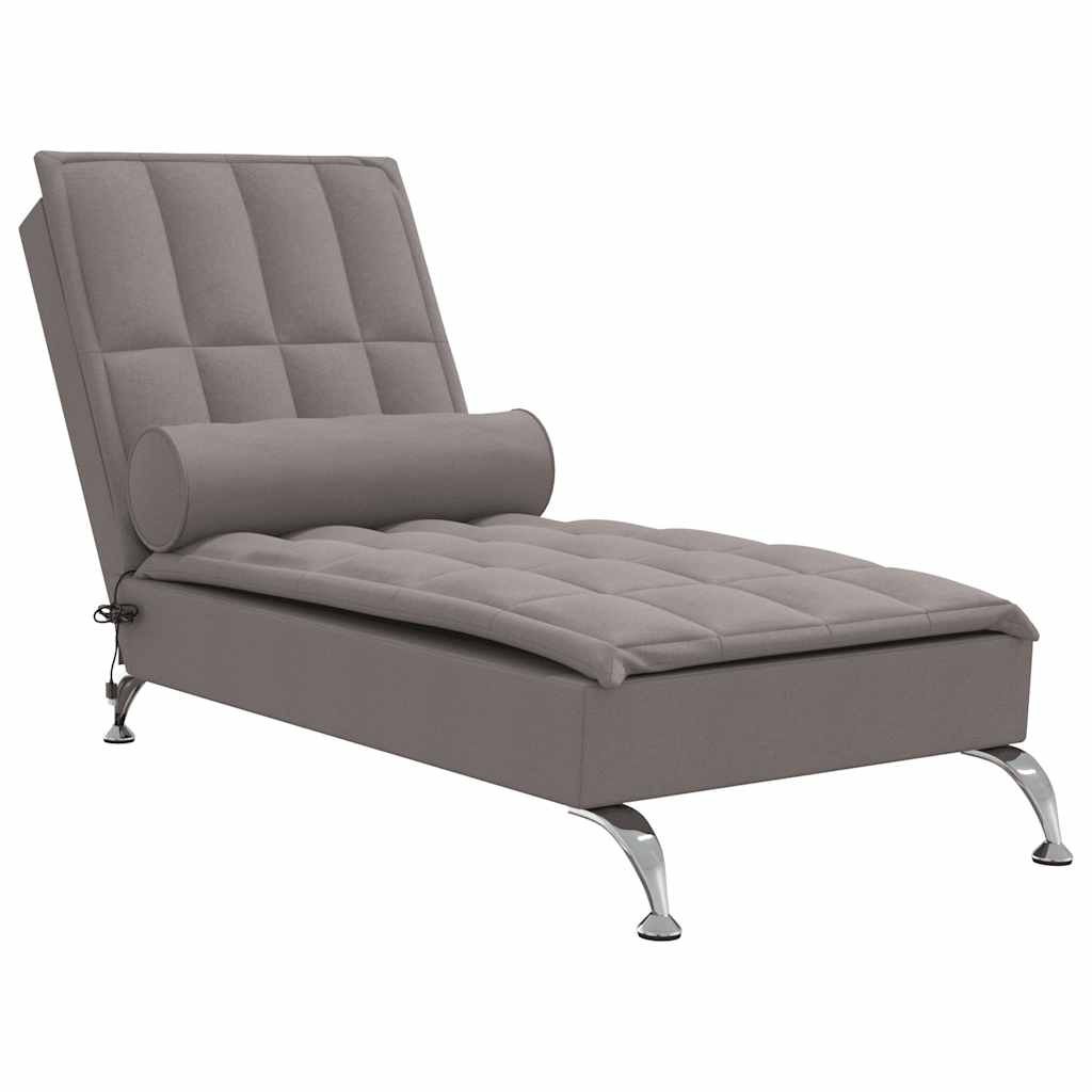 Chaise longue de massage avec traversin  tissu - Imagem 2