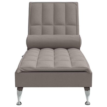 Chaise longue de massage avec traversin  tissu - Imagem 4