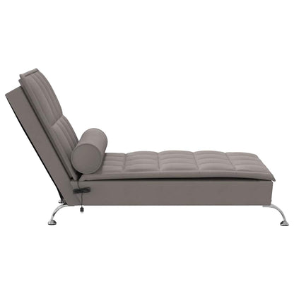 Chaise longue de massage avec traversin  tissu - Imagem 5